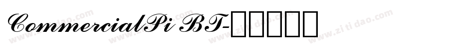 CommercialPi BT字体转换